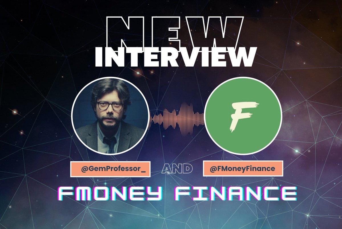 GemProfessor_'s tweet photo. Had a great interview with the @FMoneyFinance team today! I invested in them and the team is very professional! They have an excellent project and my bag is full! Definitely read this interview!

Interview 👉 https://t.co/HpG4su0TBD

Tg: https://t.co/zRoRGMbw4d https://t.co/7jSQphcMnb