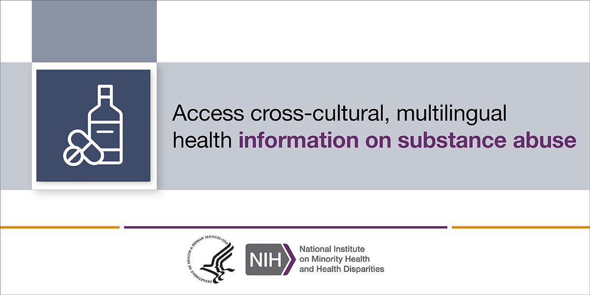 NIMHD's tweet photo. During #RedRibbonWeek, use multilingual educational resources from the #LanguageAccessPortal to help families prevent substance abuse among youth in all communities. https://t.co/ibk8BDFUKl https://t.co/sVQiIf6uIO