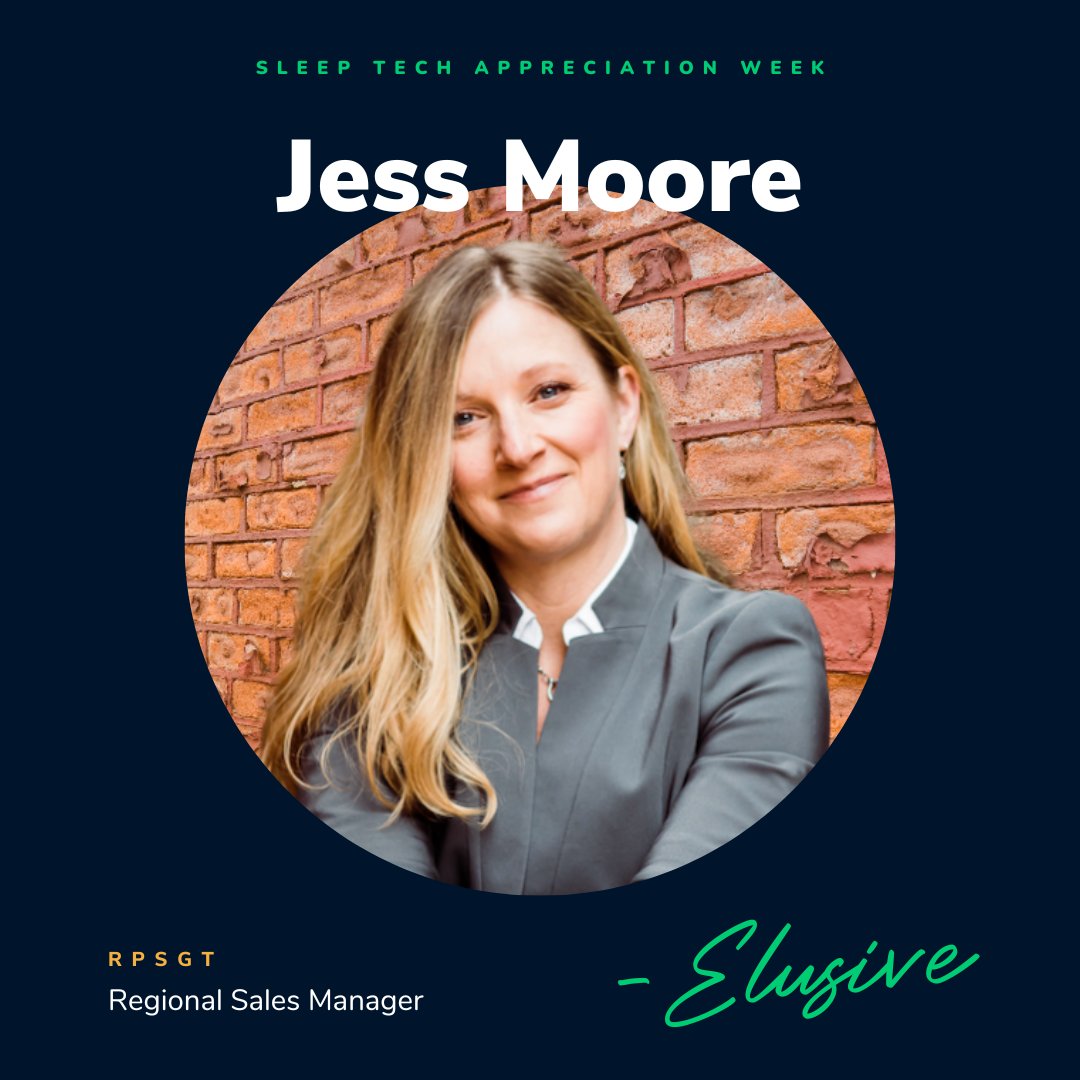 EnsoData's tweet photo. As our team grows each year, we have more amazing sleep techs to highlight, so for #STAW2022, we've got a week of amazing, talented people, each sharing the one word that they think of when asked to describe #Sleep. 

For Jess Moore, sleep is ... elusive. https://t.co/G4S3VqDTcY