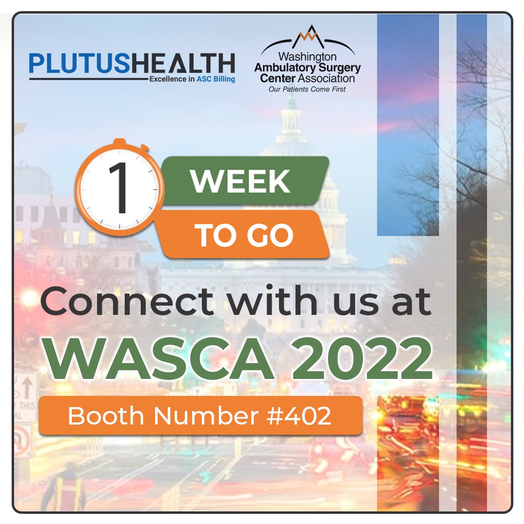 PlutusHealthRCM's tweet image. The wait is over!!
 
Plutus Health is exhibiting at WASCA 2022 Annual Educational Conference & Trade Show on November 3-4, 2022.
 
Meet us at booth 402.
 
Click here to learn more about WASCA 2022.
hubs.li/Q01q7knt0
 
#ASCbilling #ASCcoding #ASCRCM #ASCRCMmanagement