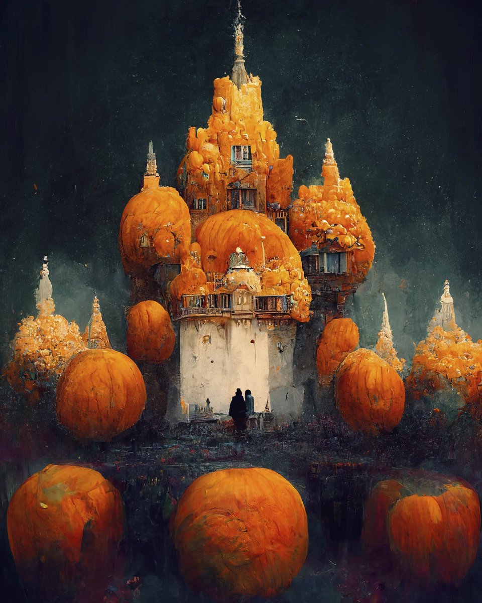 noqipon's tweet photo. Pumpkin castle

Created with #midjourney | Upscaled with Gigapixel AI from @topazlabs

#pumpkin #castle #halloween #aiart #ai #aiartist #generativeart #generativeartist #digitalart https://t.co/sOp5I579rX