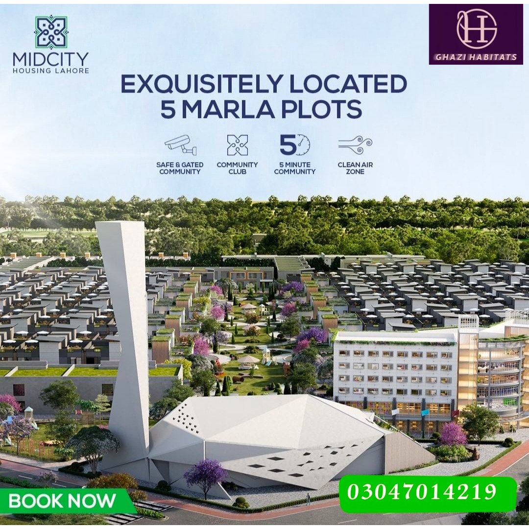 ghazi_habitats's tweet photo. *MID CITY HOUSING* *LAHORE*
🔹100% LDA APPROVED
🔹Ready to Possesion Plots on instalments,
🔹Adjacent to M-5, Lake City
🔹150' feet wide road, Linked to  Shaukat khanum Hosp
🔹 Every street facing park 
For More Information
Kindly contact 👇👇
Asmat Ghazi 
03047014219 https://t.co/PGZceX9quf