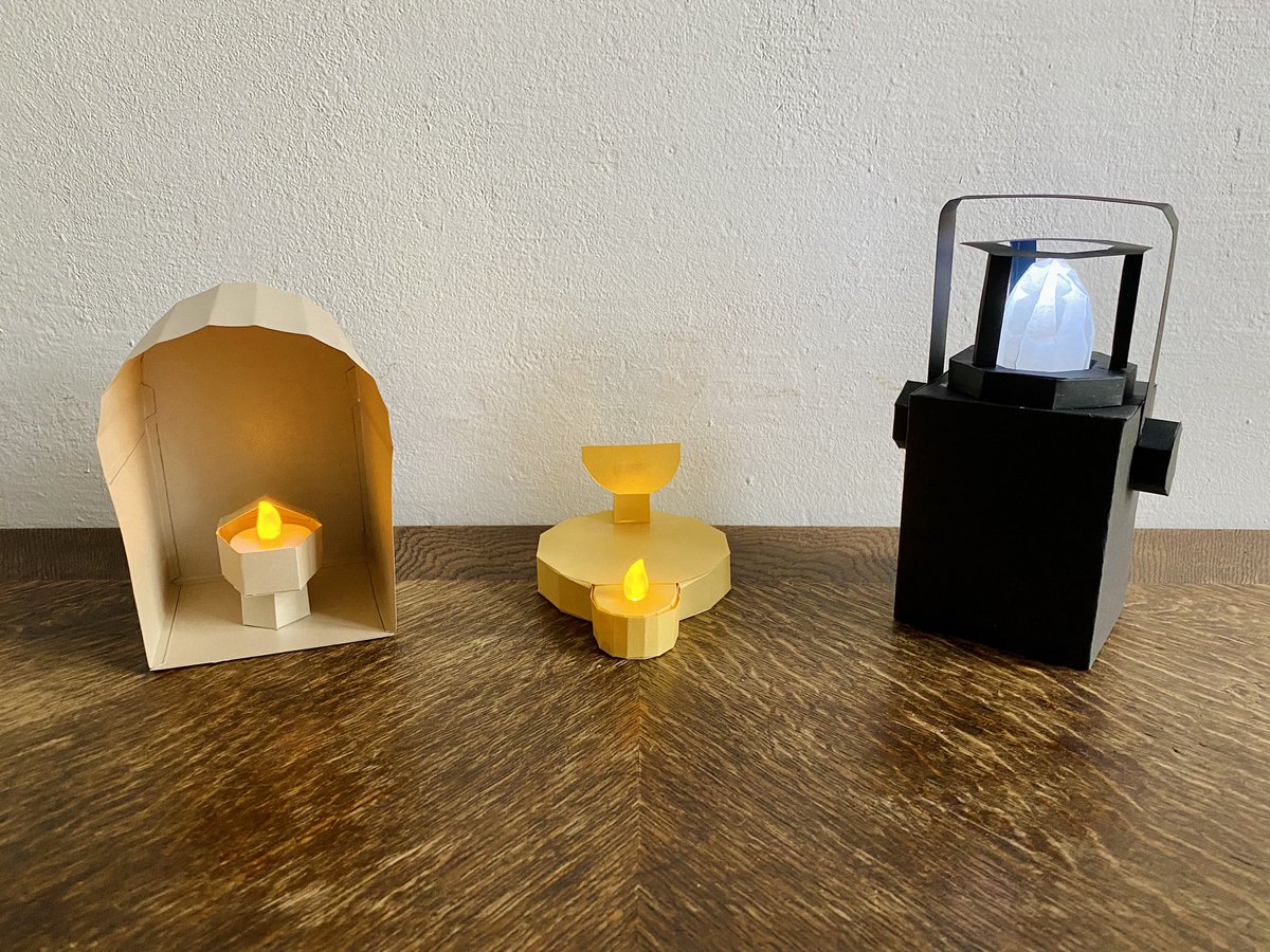 astronaut_hilde's tweet photo. Such a great experience at the #NFDI #3Dhackathon #CreatingNewDimensions It was amazing seeing all the final projects! Had a lot of fun building these paper lamps with the data of the @dbmbochum https://t.co/mzEEH1N201