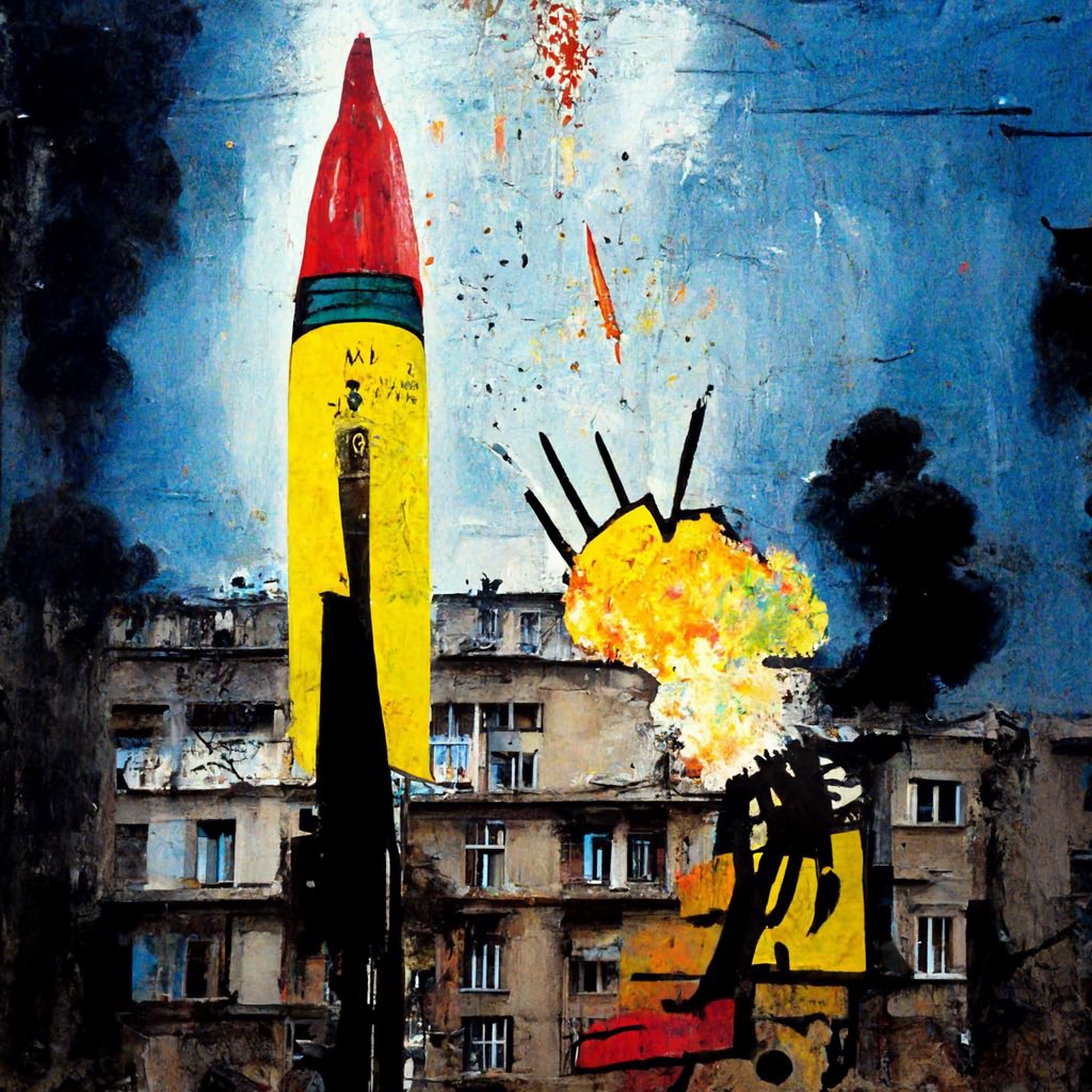 0xiety's tweet photo. A piece from my second collection, called ‘Unnecessary Evil’. This is pure pain for many people and my token of respect to Ukrainians.

Check it out on foundation 👉🏽 https://t.co/AlWmXcUHiW https://t.co/33VrGzk1Mw