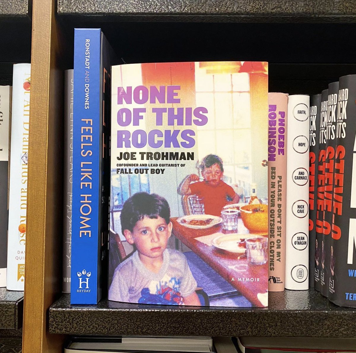 I still get the tinglies in my special spot(s) seeing my book in the wild.
Have you seen #NoneOfThisRocks on the shelves?