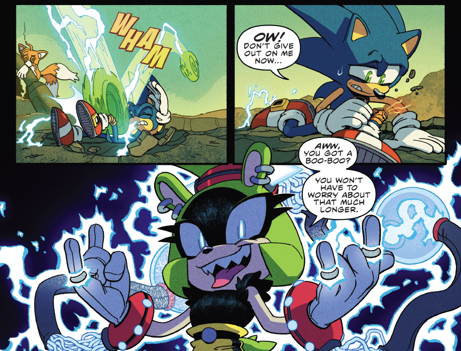 Nervous level 💯 for Sonic rn... 📚: @sonic_hedgehog #54, out Wednesday 10/26! W/A: @SpiritSonic