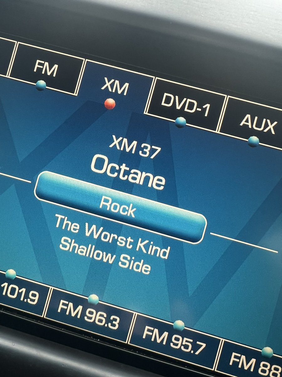 Playing right now!!! Love it!! Thank you for the shout out @josemangin 🤘🖤🤘 @shallowsideband #TheWorstKind Let’s get this in regular rotation 😊 @SXMOctane #OctaneTestDrive