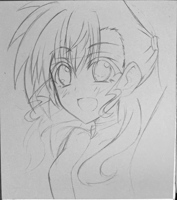 今月ラストの一枚になりそうですが
デフォルメ描いたら当然
こっちもだってな感じで
ヴィヴィオちゃん追加いきます‼️ 