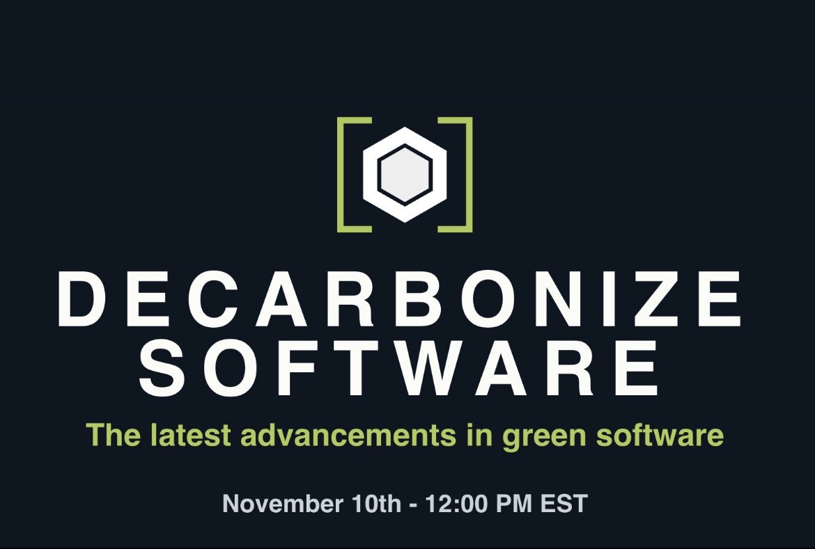 linuxfoundation's tweet image. The Green Software Foundation is hosting an event during COP27 to highlight advancements in decarbonizing software.
Learn more in the LF Blog: linuxfoundation.org/blog/register-…
#OpenSource #Carbon #Sustainability