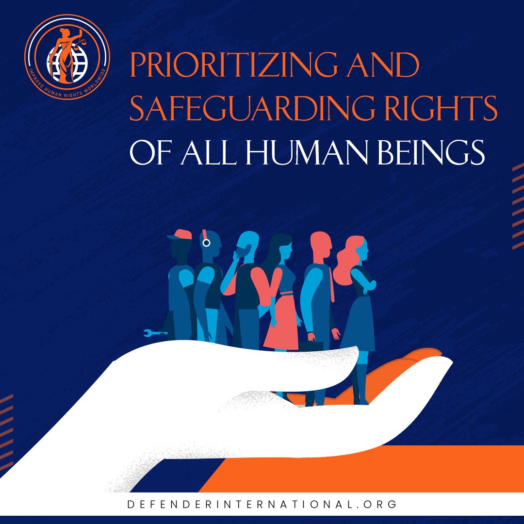 DefenderIntern1's tweet image. Defender International is a coalition of legal experts and journalists that investigate and report on human rights abuses taking place in all global territories.

#DefenderInternational #humanrights #safehumans #rightsforhuman #protecting #protecthuman #humanbeing #rightscampaign