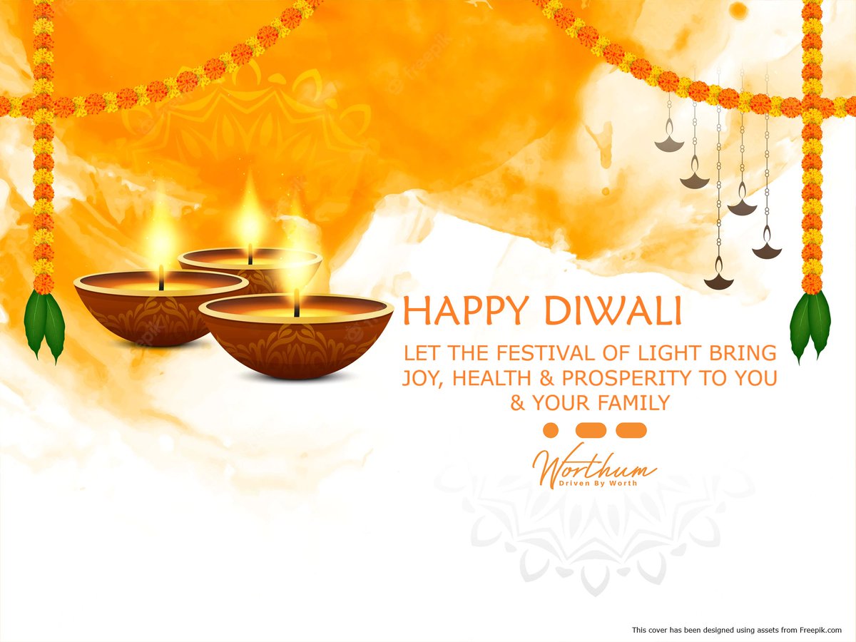 WorthumPvtLtd's tweet image. Worthum wishes you &amp;amp; your family, a very happy, healthy and prosperous Diwali! #festivaloflight

#worthum uses #worthbaseddevelopment as a #guidinglight to deliver #tangible #businessoutcomes within #100days!
#TryDifferent, #TryOutcome, #TryWorthum!