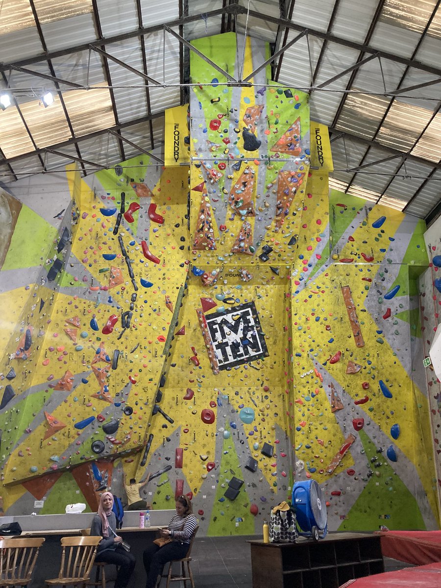 Climbing fun @FoundryClimbing 👌