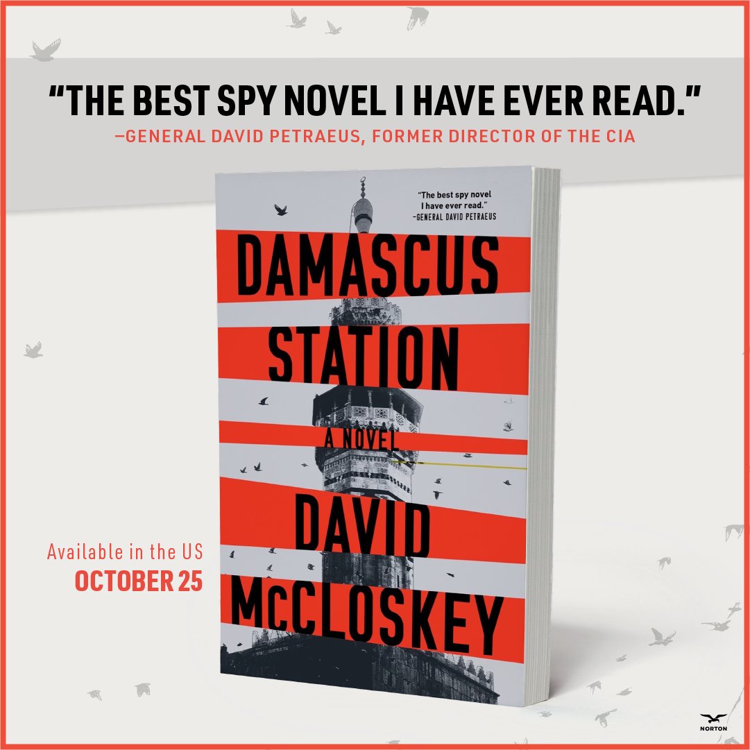mccloskeybooks's tweet image. Friends - the Damascus Station paperback drops tomorrow, 10/25! Available wherever you get your books.

I'll also be in conversation with @bentleydonb, New York Times bestselling author of Hostile Intent and Tom Clancy's Zero Hour at @interabangbooks here in Dallas at 6pm!
