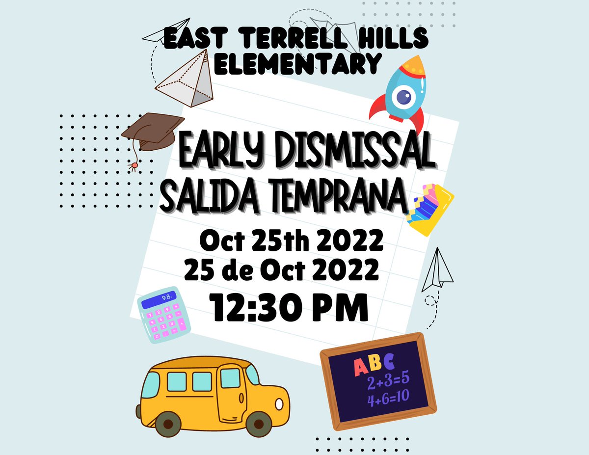 @EastTerrellHills (@ethneisd) on Twitter photo 