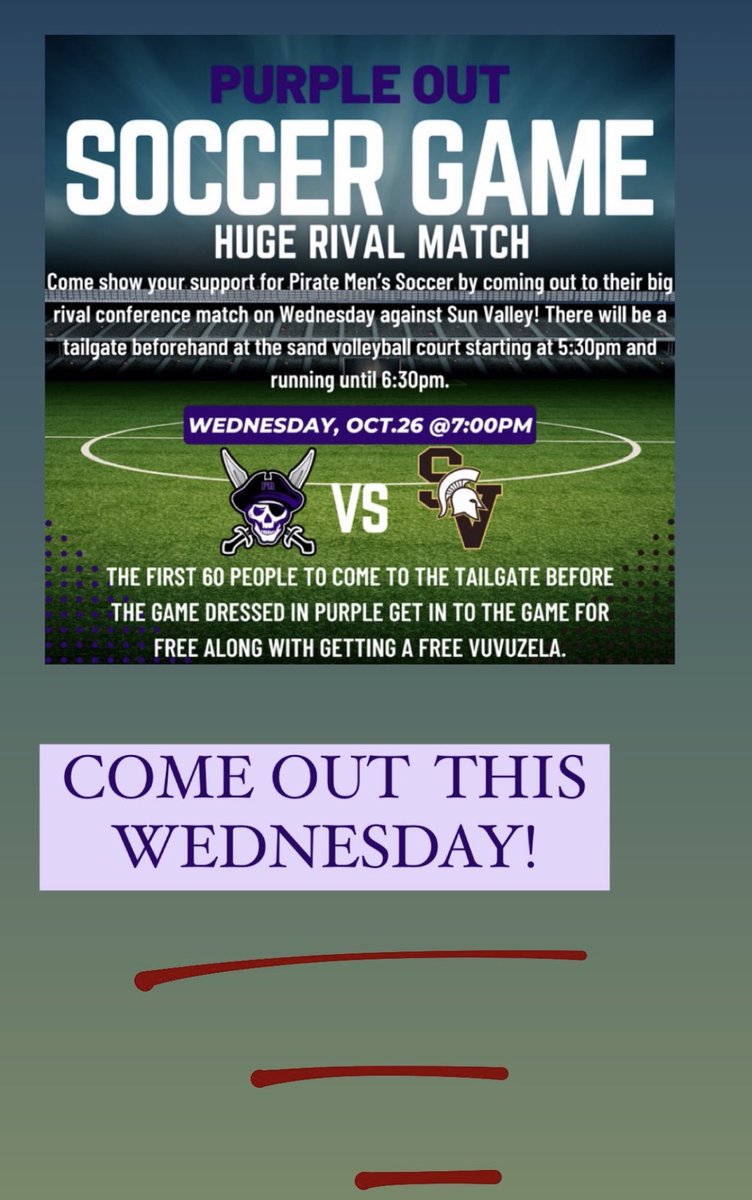 Come support our guys!  ⁦<a href="/prhs_athletics/">Porter Ridge Athletics</a>⁩ ⁦<a href="/PorterRidgeHSNC/">Porter Ridge High School</a>⁩