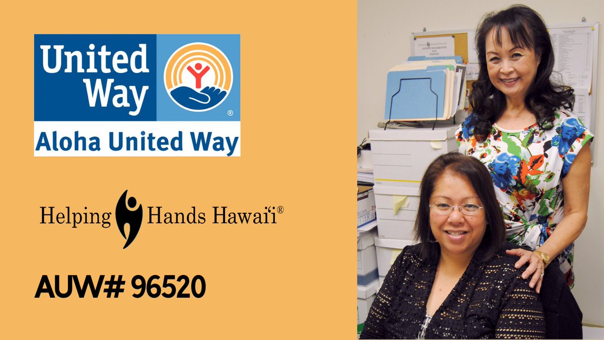 1,400+ companies and government agencies coordinate <a href="/alohaunitedway/">Aloha United Way</a>’s workplace campaigns, so it’s likely yours does too. Use our AUW Designation #96520 to earmark your gift for Helping Hands Hawaii. It helps provide critical social services to improve people's quality of life.