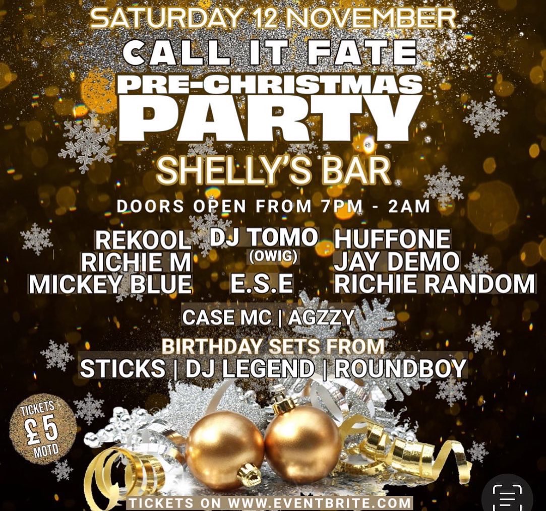 Check it out!
SAT 29 OCT #JungleJuice Big Line up #ArcadiaBar DA6 #Bexleyheath #Jungle 
OR 🕸#bigpartyvibezpromotions #Colchester #Essex CO3 <a href="/rekoolntension/">Rekool n Tension</a> @tomcase6 #UKG 
12/NOV CALL IT FATE Pre-Xmas plus Special Birthday sets by FATE FM UK dj’s @shellyshornchurch #Hornchurch