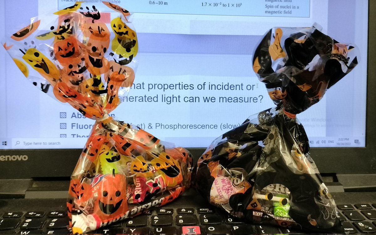 suritra2904's tweet photo. It's #gradappreciation week at @UofIllinois y'all! Got these cute lil chocolate packs from @ChemistryUIUC 🎃 https://t.co/IJt6e3pIpR