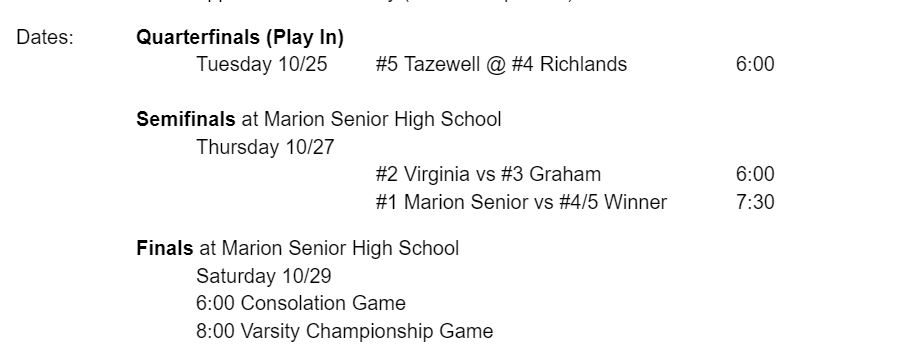 Virginia High VB tweet media