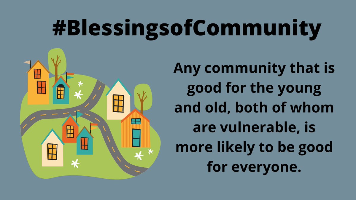 CofChristTopeka's tweet photo. #BlessingsofCommunity Any community that is good for the young and old, both of whom are vulnerable, is more likely to be good for everyone.
CCS 631 - Community of Joy - The Beyond the Walls Choir
https://t.co/VdjFjjPxN3 https://t.co/8rrdqd2RGI