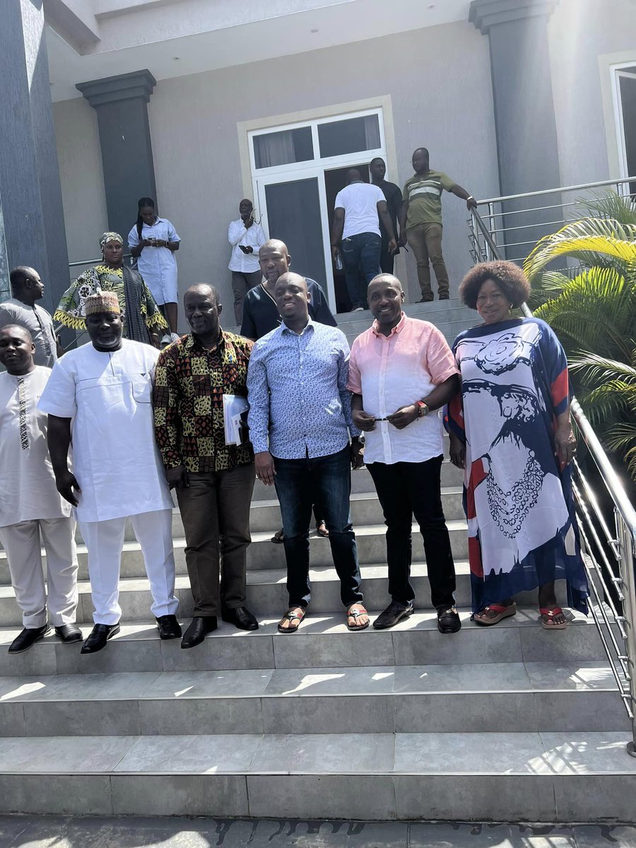 NanaKwame_off's tweet photo. The immediate past G.S of the NPP, John Boadu, had the best of time with the current Party Executives at the just-ended retreat for National Executives and Regional Chairmen of the Party, over the weekend.
#OneObjective
#BreakingThe8
#PossibleTogether… https://t.co/mi43yavP8r