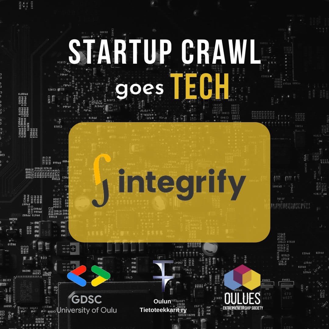 GDSCUniOulu's tweet photo. Starting today, you can learn more about the companies organizing the Startup Crawl.
Our first partner,
Integrify (@integrify_io) helps international talent living in Finland find work and integrate into Finnish society through work.
#gdscoulu #integrify #crawl #gdsc #oulu https://t.co/jQy57icSzz