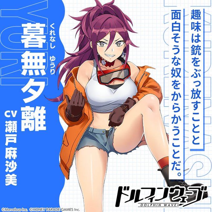 ドルフィンウェーブ
やっていないしほとんど知らないのですが
このギザ歯のお姉さんだけは気になっている 