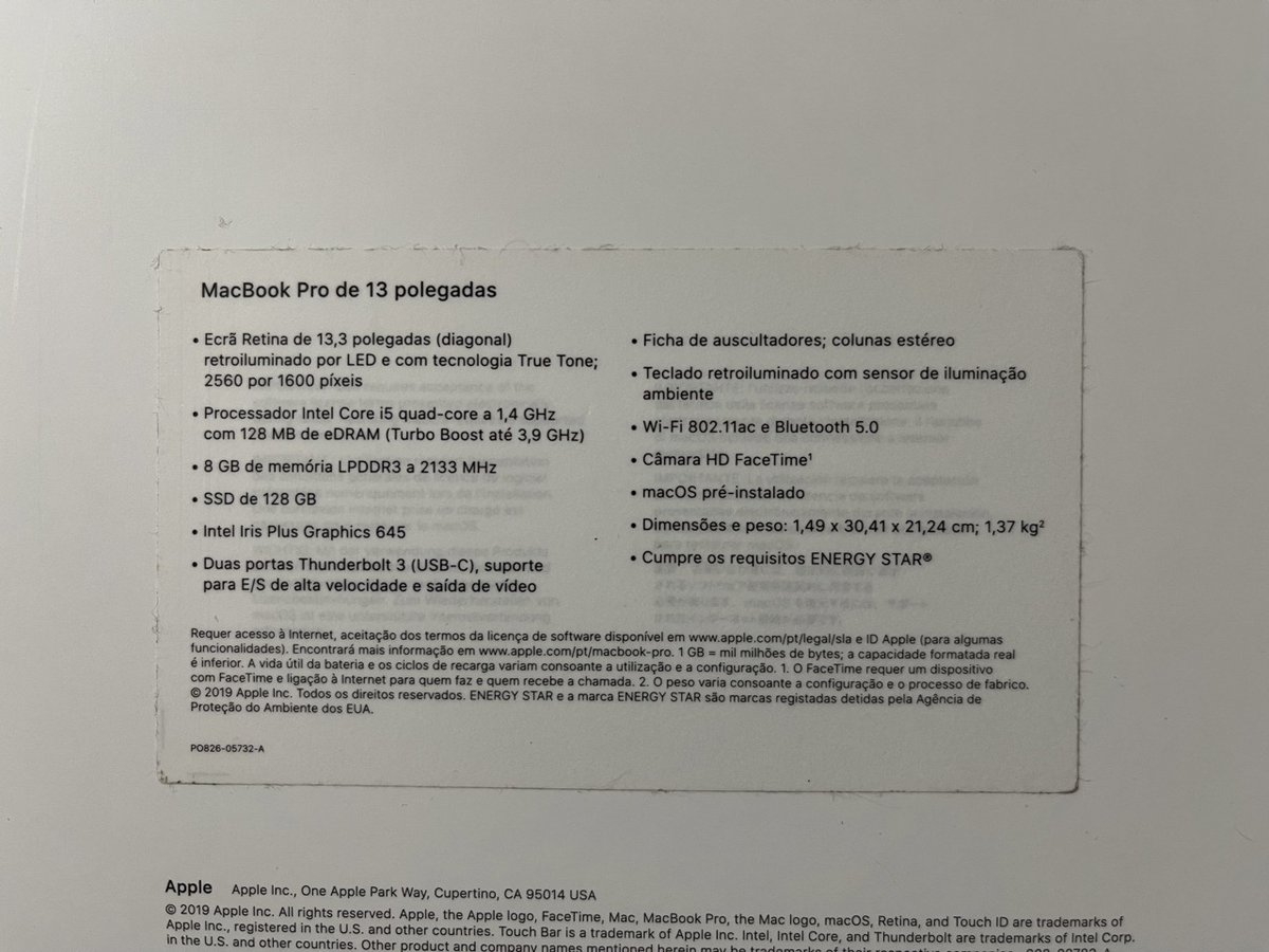 Vendo MacBook Pro 13' (2019) - entrego na zona de Almada/Lisboa.

Mais infos aqui 👉 olx.pt/d/anuncio/macb…