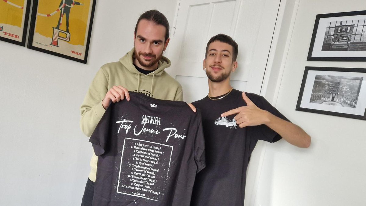 À Croix, les rappeurs Saft et Levl sortent leur premier album 🎵 

« On parle de jeunesse, d’espoir, du monde qui change et de nos désillusions. Ça parle de nous, mais c’est aussi général. » ➡️ lavoixdunord.fr/1245405/articl…