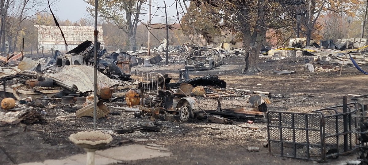 ABC 17 News on Twitter "Damage in Wooldridge, Missouri after a fire