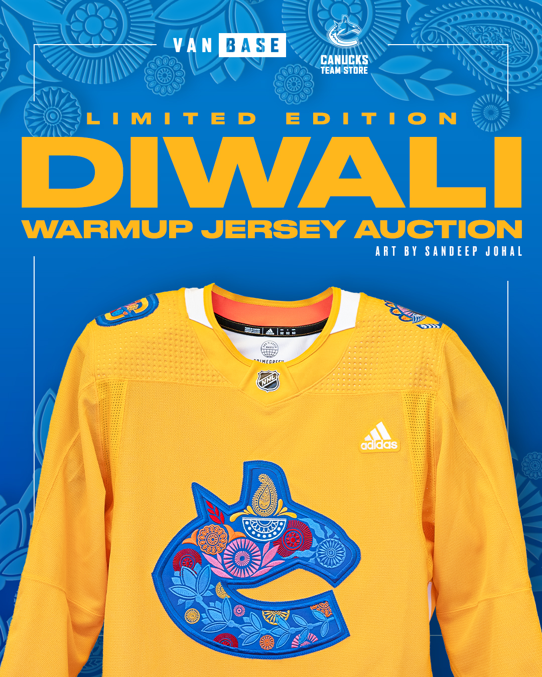 Canucks' Diwali and Lunar New Year jerseys now banned by NHL