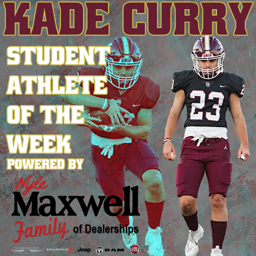 The @FamOfDealership Student Athlete of the Week: Kade Curry (Week 9) Running Back @DSFBTPD 😤🔥 #txhsfb #flxatx