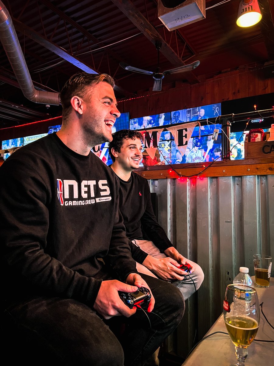 LongIslandNets's tweet photo. Our bar takeover with @NetsGamingCrew & @LIGamingLeague was a blast! Thank you to everyone who came out https://t.co/IcJW2U2jh0
