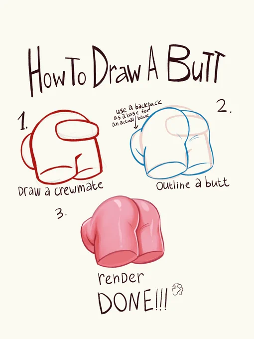 Another one lil amogus tutorial 💪 