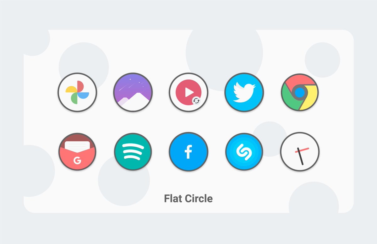 FLDesign5's tweet photo. Hi, guys! Flat Circle - Icon Pack is on sale for a short time. Enjoy! 🥰🥳
Link: https://t.co/H8oRoniYiK
#iconpack #flaticon #homescreen
#androidcustomization #androidcustom #launcher https://t.co/nCtYeM0AMv