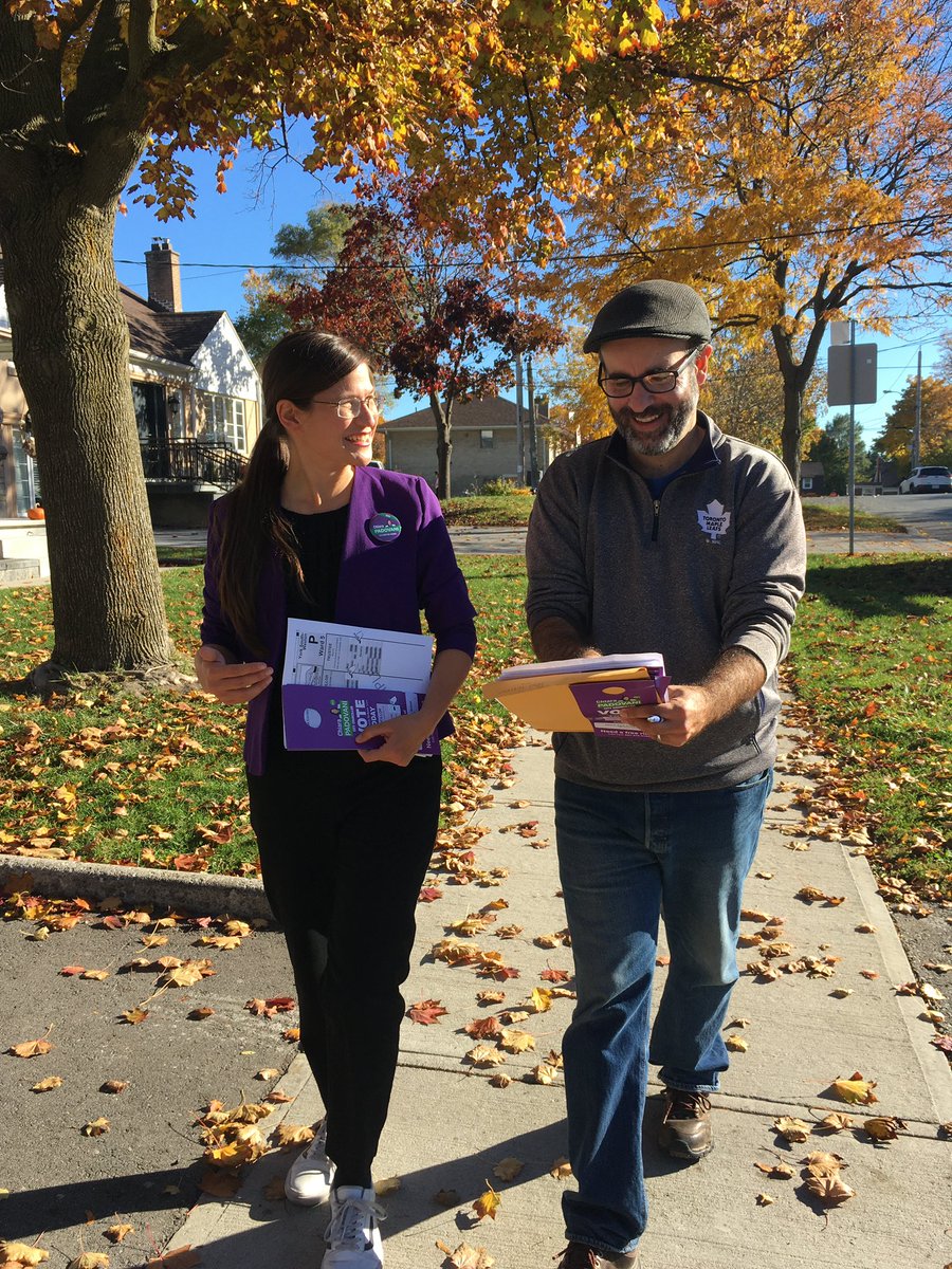 chipadovani's tweet photo. It’s been great chatting with voters today about how their vote can bring change to York South-Weston! Along the way I’ve been with friends including @maritstiles, @lannyf, and @Paul_TO! https://t.co/ZCL2VgAuwP