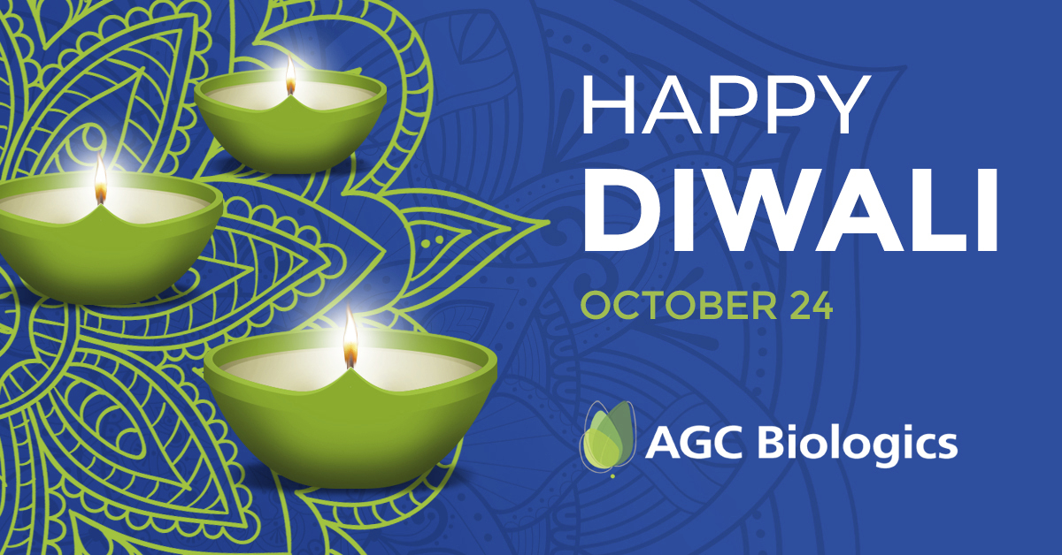 AGCBiologics's tweet photo. From all of us at AGC Biologics, we wish you a #HappyDiwali, and another year of light, goodness, and prosperity. However you're celebrating, we hope it's with good company and an abundance of bright lights.
#AGCBio #Diwali2022 https://t.co/4K4Rd3axpr