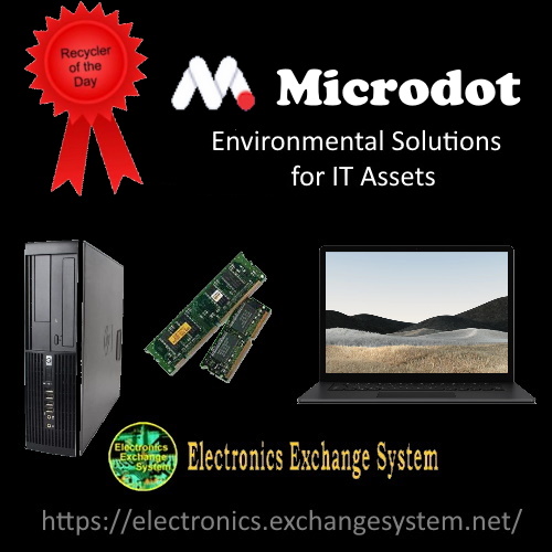 Computer Recycling
WEEEscrap.com commends companies like Microdot for their IT solutions
#recycle #recycling #weeescrap #electronicrecycling #usedcomputers #escrap