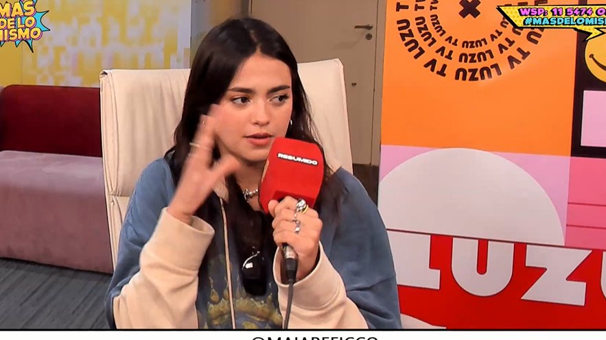 mreficcohq's tweet photo. Maia hablando de su nuevo disco y su carrera como cantante en #MDLM https://t.co/rQctpd5FFK