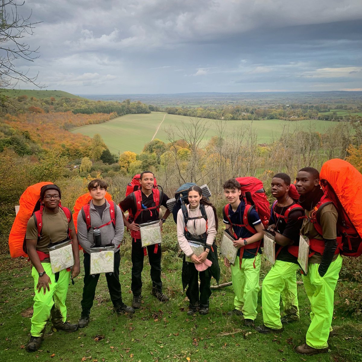 3-day #SilverDofE expedition complete ✅

Despite some very challenging weather conditions, our 7 cadets and NCO’s performed outstandingly well and completed their Silver <a href="/DofE/">The Duke of Edinburgh’s Award</a> expedition in the #Chilterns earlier today 💪 

#Dulwich Air Cadets do so much #MoreThanJustFly