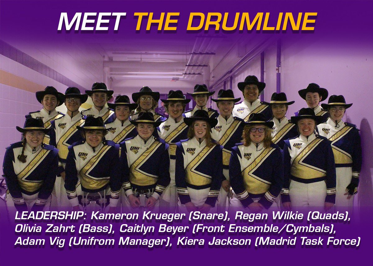 UNI_PMB's tweet photo. They march to the beat of their own drum! This week‘s section spotlight is the DRUMLINE! #EVERLOYAL #PSC #FOOTOAC #DRUMLINE https://t.co/zXODtvZDb2