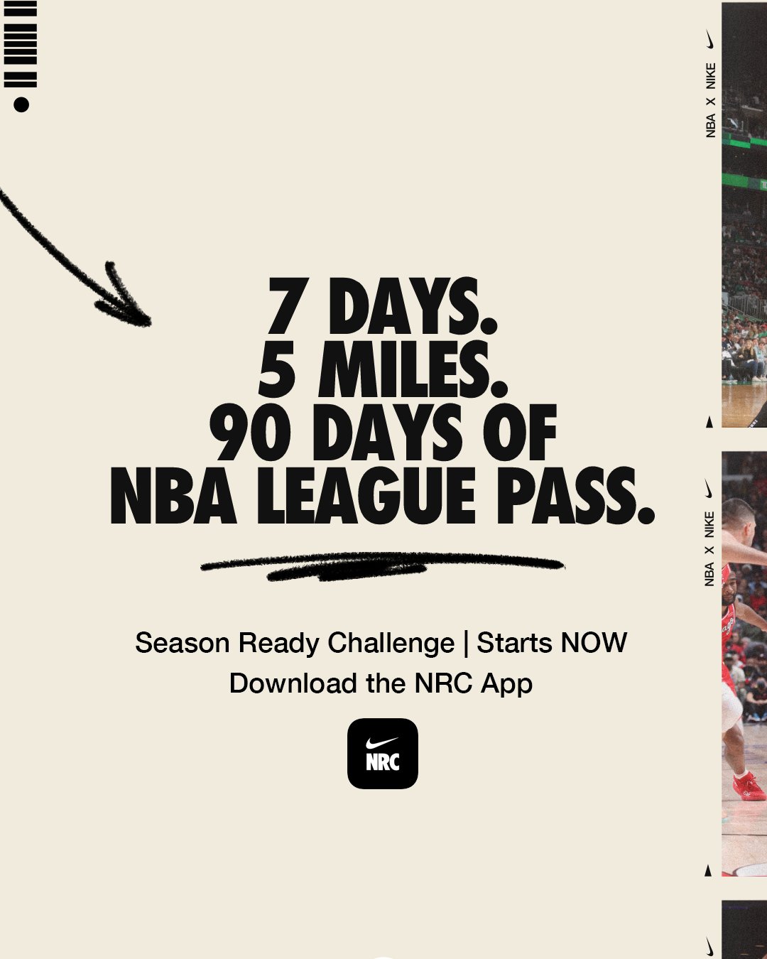 Comparable Estar confundido muñeca NBA on Twitter: "Are you season ready? Download the Nike Run Club App. Join  the Nike Season Ready Challenge, and run 5 miles from now until October  30th to earn 3 months