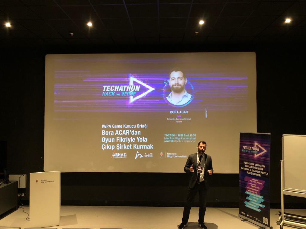 iwpagame's tweet photo. We were on the stage at @Techathonist - Hack the Verse organised by @AtlasSpace_Meta and AIID and hosted by @BiLGiOfficial, 21-22 October 🚀 https://t.co/evaLZyzzPJ