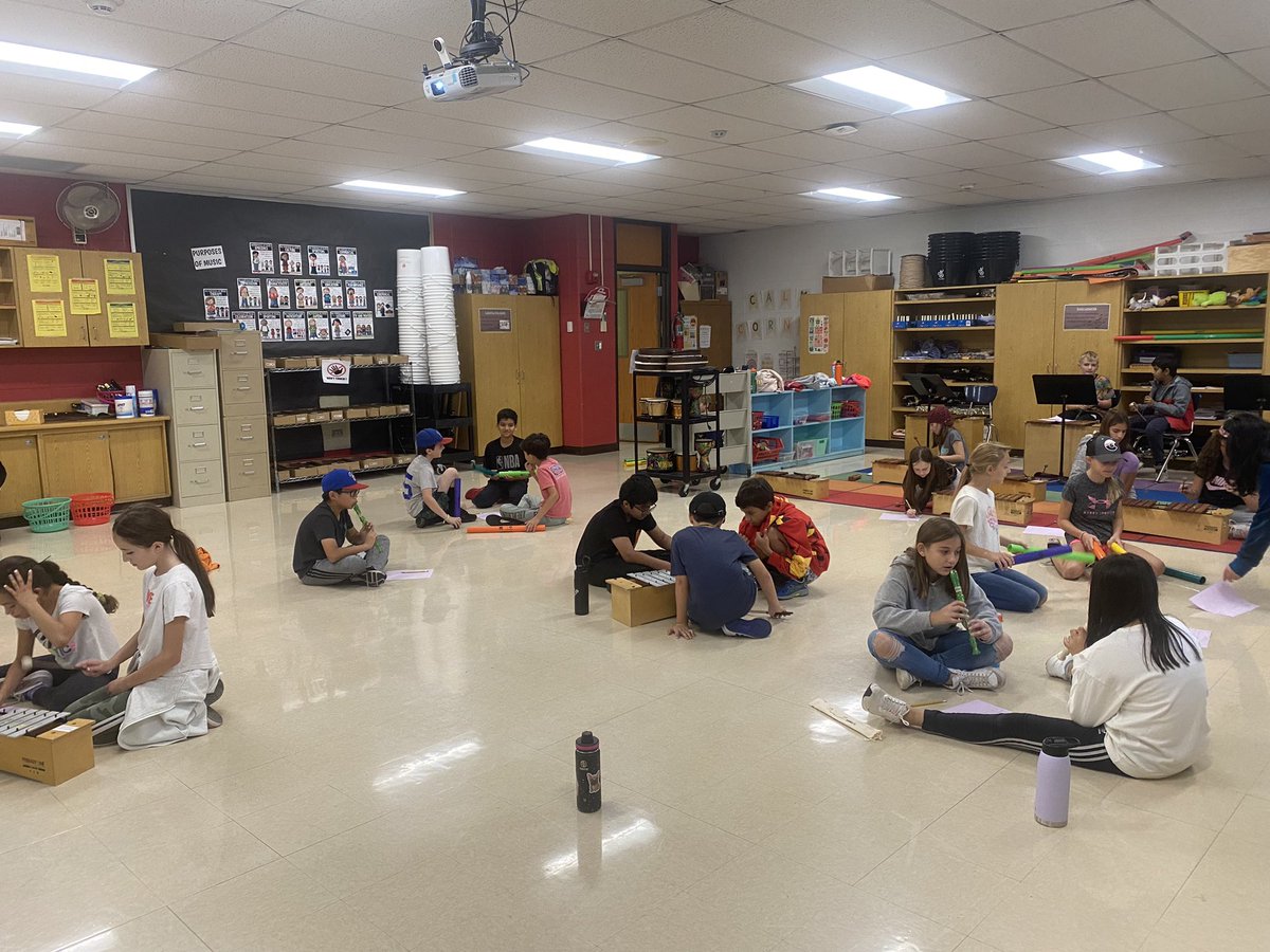 I just love my 5th graders so much!  They work super well in groups and are always on task and excited about their musical creations! 🎶 #iginspires <a href="/IndianGroveEdu/">Indian Grove School</a> #RTSD26Lifeready