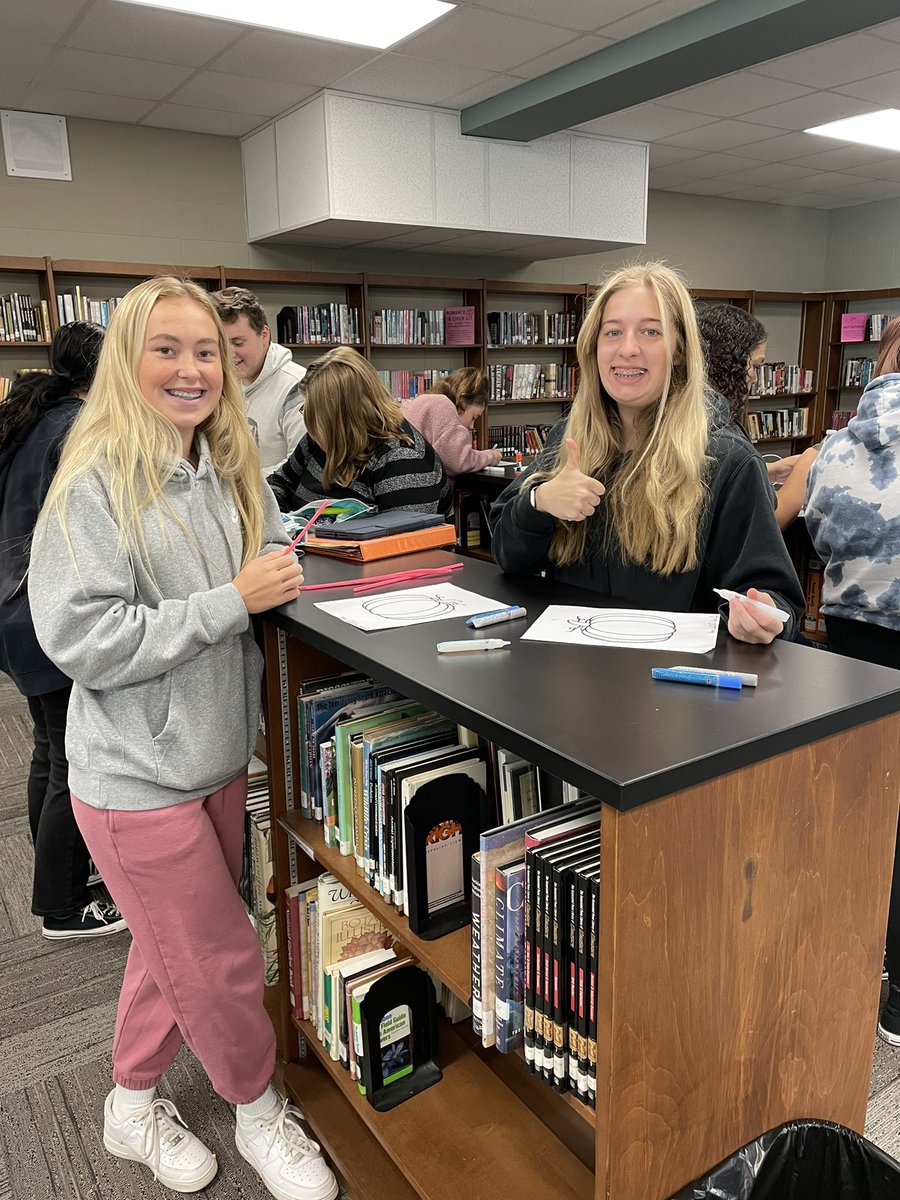 ENGSarahWap's tweet photo. Spooky Spirit Week is underway! Lots of pumpkins were “disguised” during AL. #SpookySpiritWeek #RADD #LPSelma @WHS_MrsQualls https://t.co/71KMQfirpS