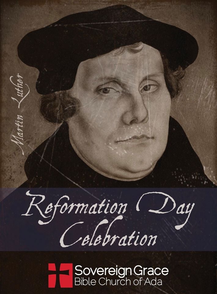 You are cordially invited to join us Sunday, October 30th at 6:30 pm for our annual "Reformation Day Celebration". 
Come hungry for truth, fellowship, food, and fun!