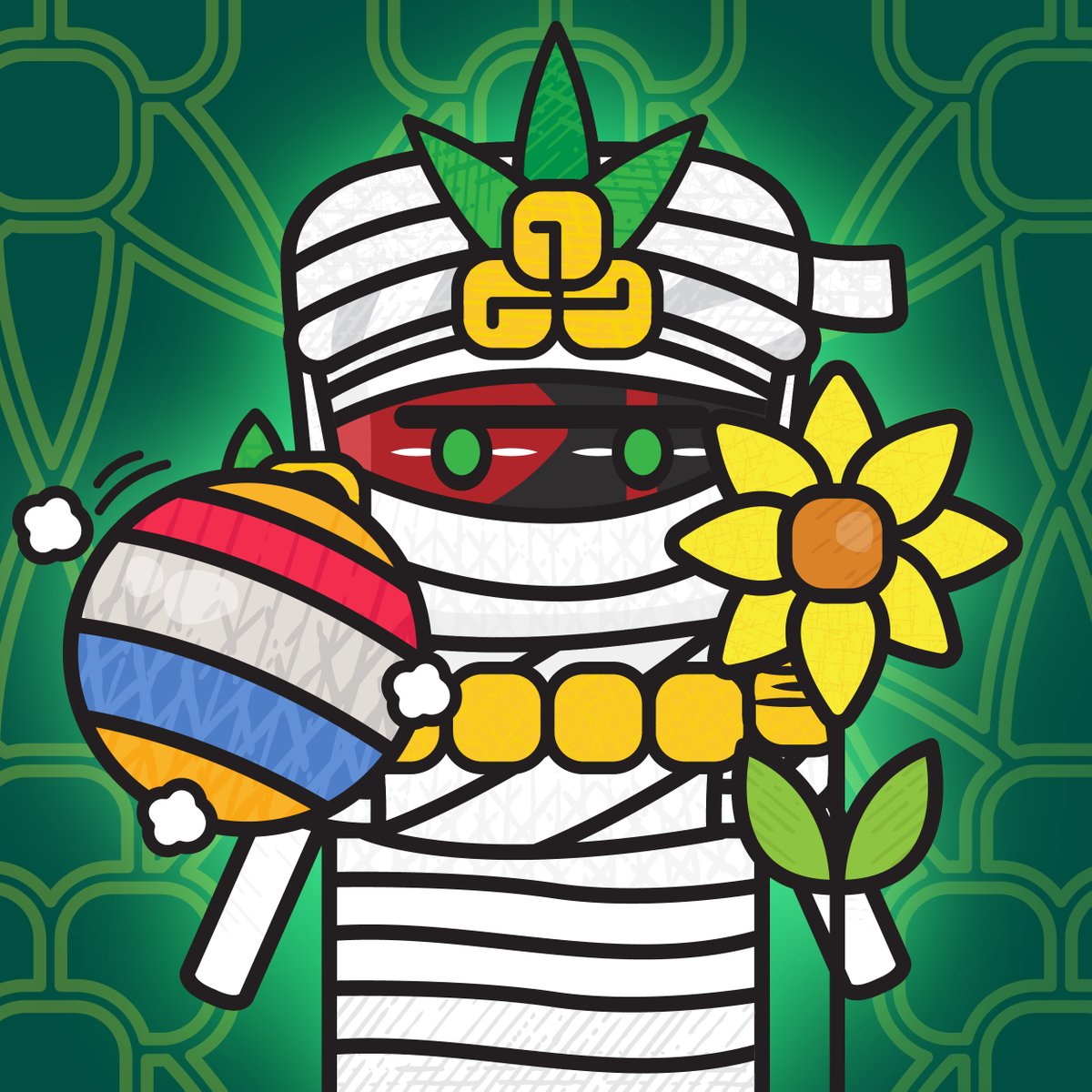 I wrapped myself too tight 🎃

Inspired by an ancient Mayan legend The Worry Dolls #nft collection 🇬🇹
.
#nft #nftart #art #nfts #crypto #ethereum #cryptocurrency #opensea