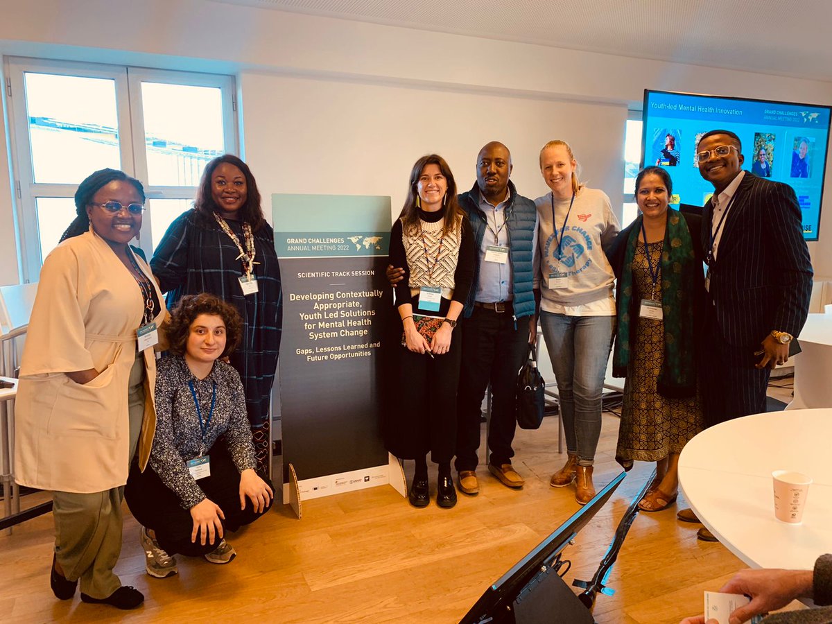 What a great group of innovators. #GCAM2022 #GrandChallenges Meeting! Some of the most inspiring folks @YLabsGlobal @WavesforChange @SembeTv @teenergizer co-moderated by @moitreyeesinha @citiesRISE and @BrittneyDudar @gchallenges #GCAM22