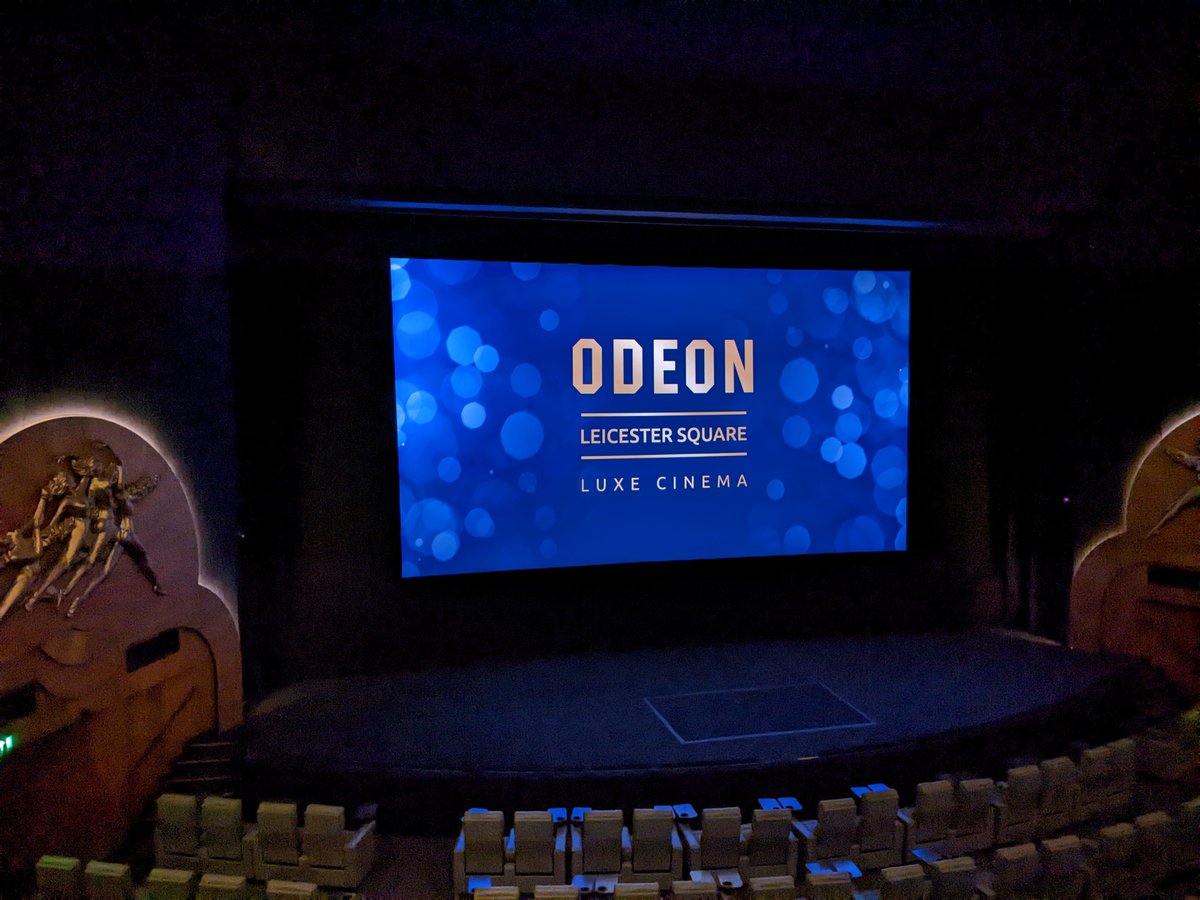 plonkalong's tweet photo. Omg, I'm at THE @ODEONCinemas. The one where all the celebs go for premières!!! I could be sat where @TheRock or @PierceBrosnan watched Black Adam. Hope it's as good as the decor and ambience!!!!

#MightBeSlightlyExcited https://t.co/E8mYMQ2ksN