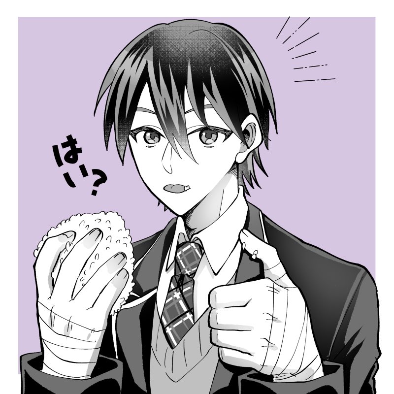 お話しながら描いてた剣持くん。 #金剛力也像 